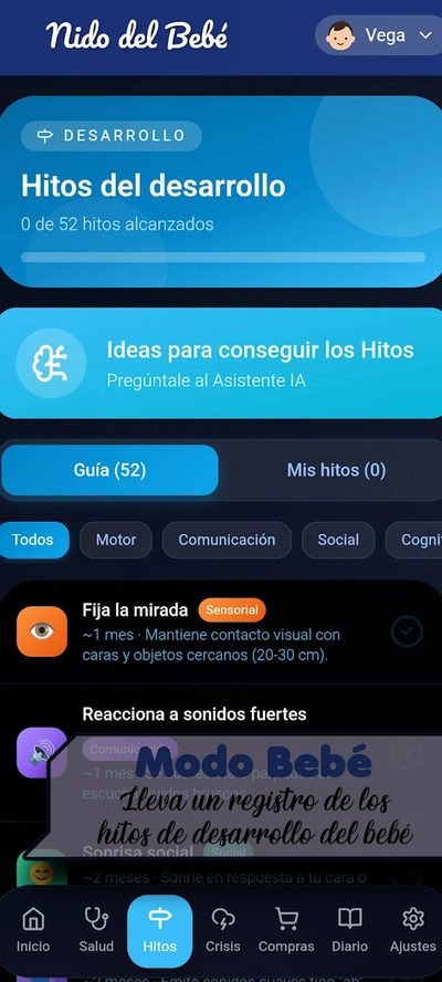Hitos del desarrollo